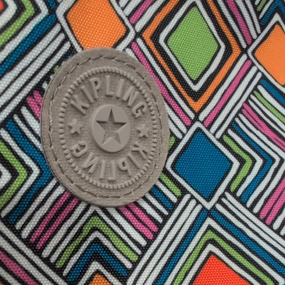Kipling Multicolor Geometric Wristlet - image 2